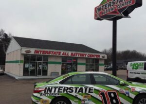 interstate all batteries car and building exterior